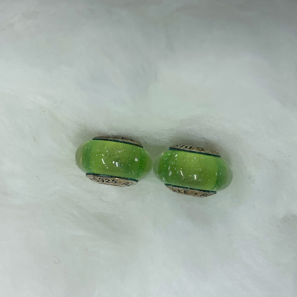 COPY - Pandora Disney Tinkerbell green bead set of 2